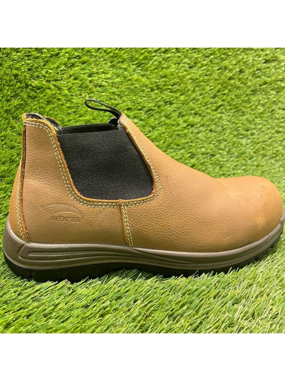 Avenger Foreman Romeo Womens Size 9.5 Brown Composite Toe Safety Work Boots